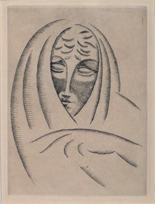 Lot 2265 - Eli Nadelman WOMAN'S HEAD IN A SHAWL (KIRSTEIN...
