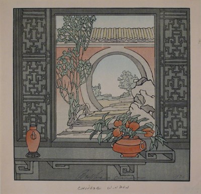 Lot 2240 - Bertha Lum CHINESE HAT; CHINESE WINDOW;...