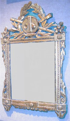 Lot 330 - Louis XVI Gilt-Wood and Painted Mirror Late...