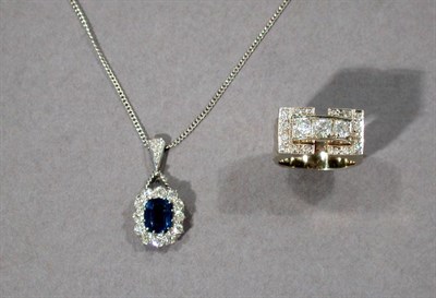 Lot 441 - Diamond Ring and Pendant