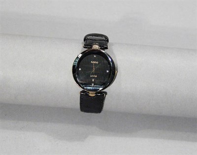 Lot 361 - Metal and Enamel Wristwatch