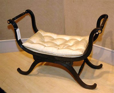 Lot 3370 - Regency Style Bench Length 39 inches.