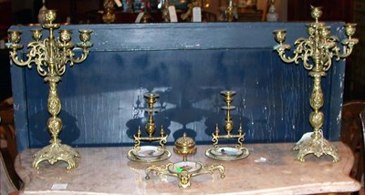 Lot 2156 - Miscellaneous Group of Brass Decorations...