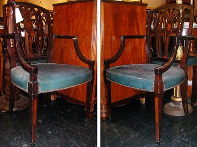 Lot 2179 - Set of Twelve Georgian Style Mahogany Dining...