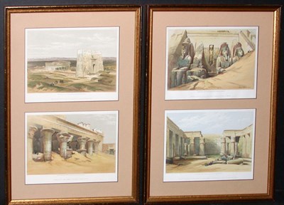 Lot 2102 - After David Roberts [EGYPTIAN VIEWS] Four hand-...