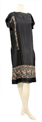 Lot 32 - Black Embroidered Tunic European, Circa 1915...