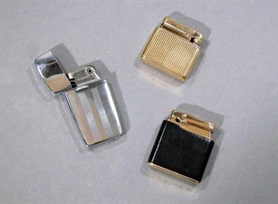 Lot 120 - Three Metal Cigarette Lighters