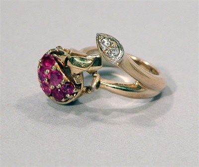 Lot 132 - Ruby and Diamond Ring