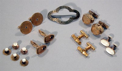 Lot 136 - Group of Gentleman's Jewelry