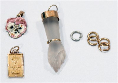 Lot 141 - Two Charms and Pendant
