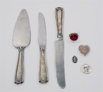 Lot 144 - Sterling Silver Flatware and Assorted Costume Jewelry