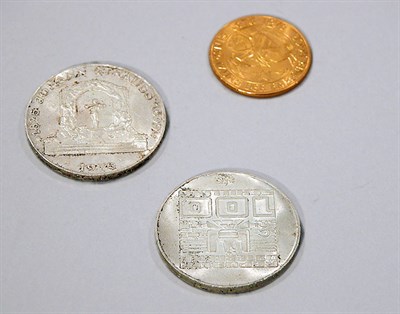 Lot 145 - Group of Three U.S. Proof Sets and Two Baseball Cards