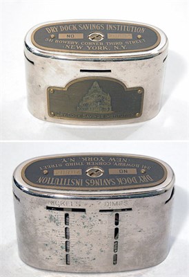 Lot 196 - Small Metal Coin Bank