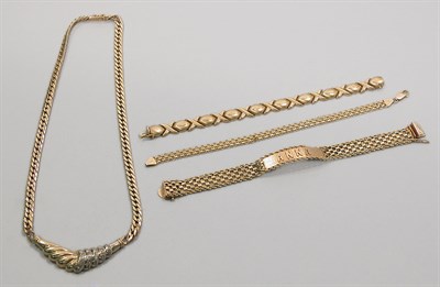 Lot 201 - Group of Gold Jewelry