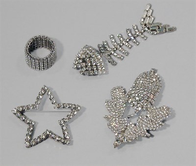 Lot 317 - Group of Paste Jewelry