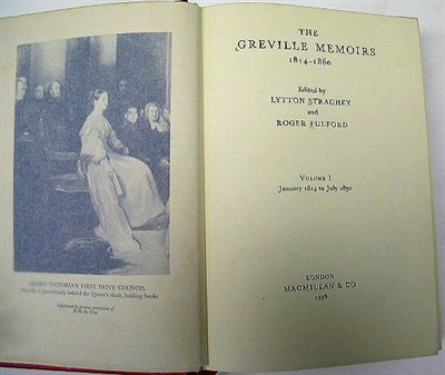 Lot 2064 - GREVILLE, CHARLES Greville Memoirs, The Edited...
