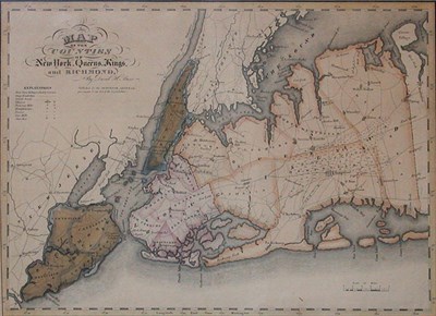 Lot 2115 - [MAP] BURR, DAVID H. Map of the Counties of...