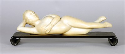 Lot 1549 - Japanese Carved Ivory Doctor's Doll Length 12...