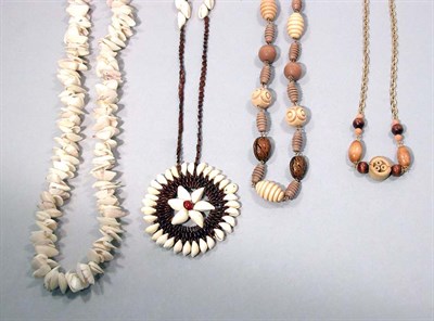 Lot 241 - Group of Assorted Seashell Necklaces