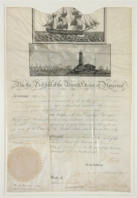 Lot 3010 - JEFFERSON, THOMAS Document signed ("Th...