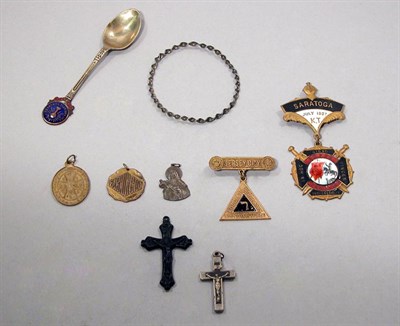 Lot 246 - Group of Assorted Medals, Religious and School Pins