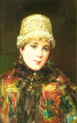 Lot 101 - Konstantin Egorovich Makovsky Russian,...