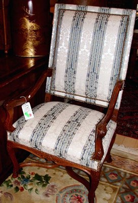 Lot 1654 - Pair of Regence Style Upholstered Armchairs