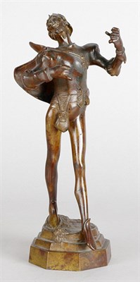 Lot 2523 - Gilt and Patinated-Bronze Figure After a model...