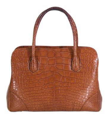 Lot 215 - Lana Marks Cognac Matte Crocodile Handbag...