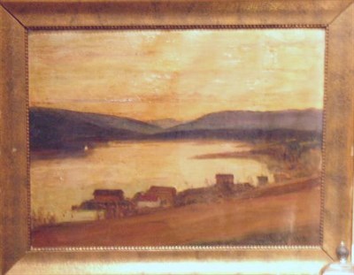 Lot 1026 - Eyolf Soot 1859-1928 NORWEGIAN LAKE LANDSCAPE...