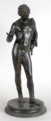 Lot 2125 - Bronze Figure of a Classical Nude Male After...