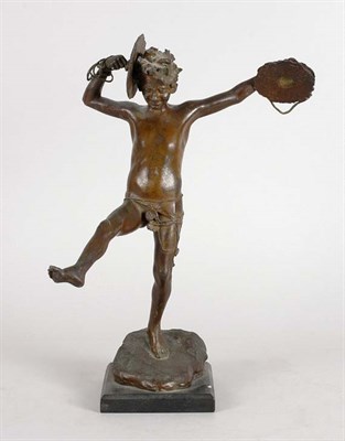 Lot 2184 - Bronze Figure of a Male Youth In the form of a...