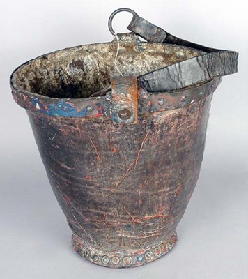 Lot 1237 - Leather Bucket Height 10 inches.