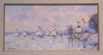 Lot 3053 - Jean Pierre Dubord French, b.1949 REGATTES SUR...