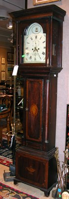 Lot 430 - Georgian Inlaid Mahogany Tall Case Clock Early...