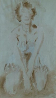 Lot 72 - 20th Century School KNEELING DANCER Signed...