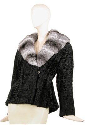 Lot 193 - Birger Christensen Chinchilla Trim Jacket The...