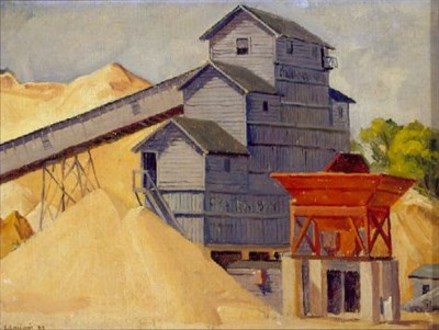 Lot 271 - Luigi Lucioni 1900-1988 OYSTER BAY FACTORY,...