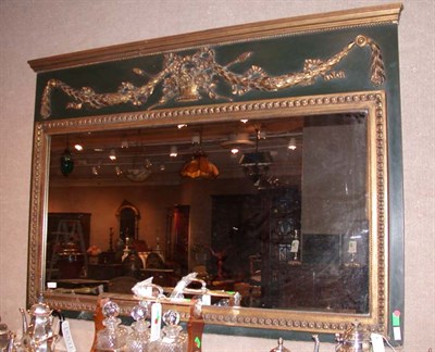 Lot 1523 - Neoclassical Style Gilt and Painted Mirror...