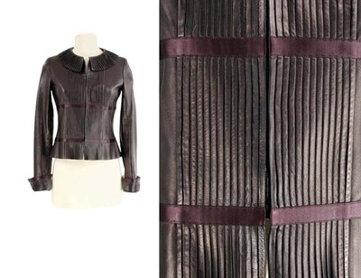 Lot 169 - Chanel Black Lambskin Jacket French With...