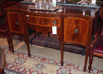 Lot 597 - Georgian Style Inlaid Mahogany Sideboard...