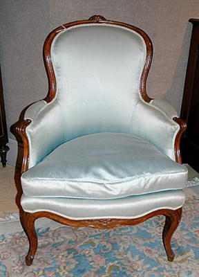 Lot 1154 - Louis XV Walnut Bergere A.N. Delaporte, mid...