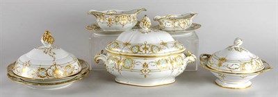 Lot 2550 - Group of KPM Gilt Decorated Porcelain Serving...