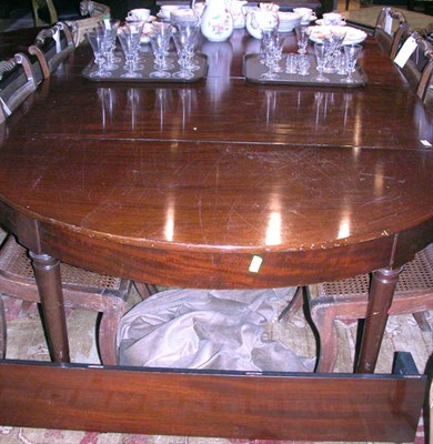 Lot 491 - Georgian Style Mahogany Dining Table with...