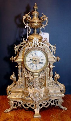 Lot 3605 - German Neoclassical Style Gilt-Metal Mantel...