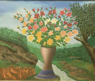 Lot 48 - Andre Bauchant French, 1873-1953 FLEURS ET...