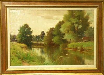 Lot 1010 - Ernest Parton American, 1845-1933 FIGURE ON A...