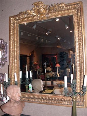 Lot 1364 - Louis XVI Gilt-Wood Mirror