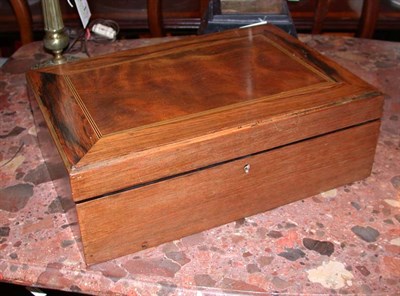 Lot 3409 - Victorian Mahogany Lap Desk