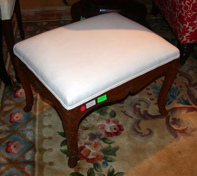 Lot 1610 - Regence Style Bench Height 15 inches, width 21...